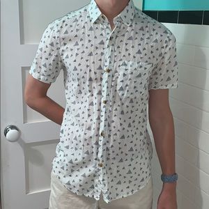 Men’s XS short sleeve button up dress shirt